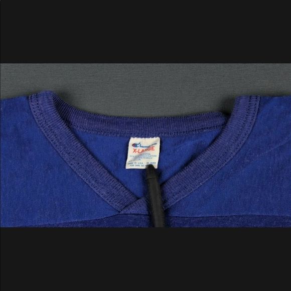 🏈 • 80s VINTAGE • Denver Broncos Vintage 1986 AFC Champion T-Shirt XL • 🏈 - Picture 7 of 8